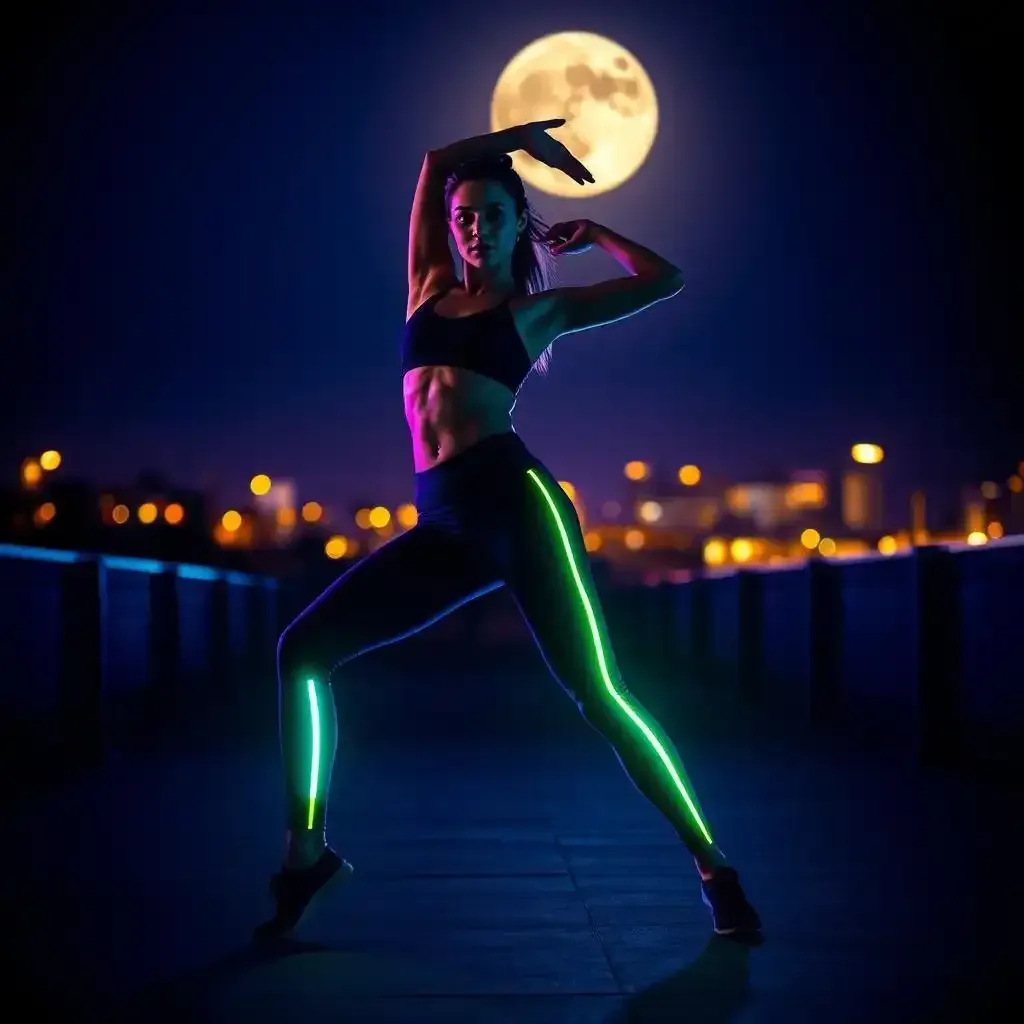 Awesome Yoga Pants With Reflective Elements