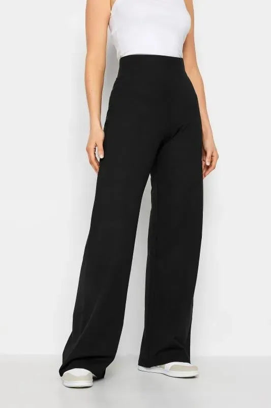 Perfect black wide leg yoga pants for comfort