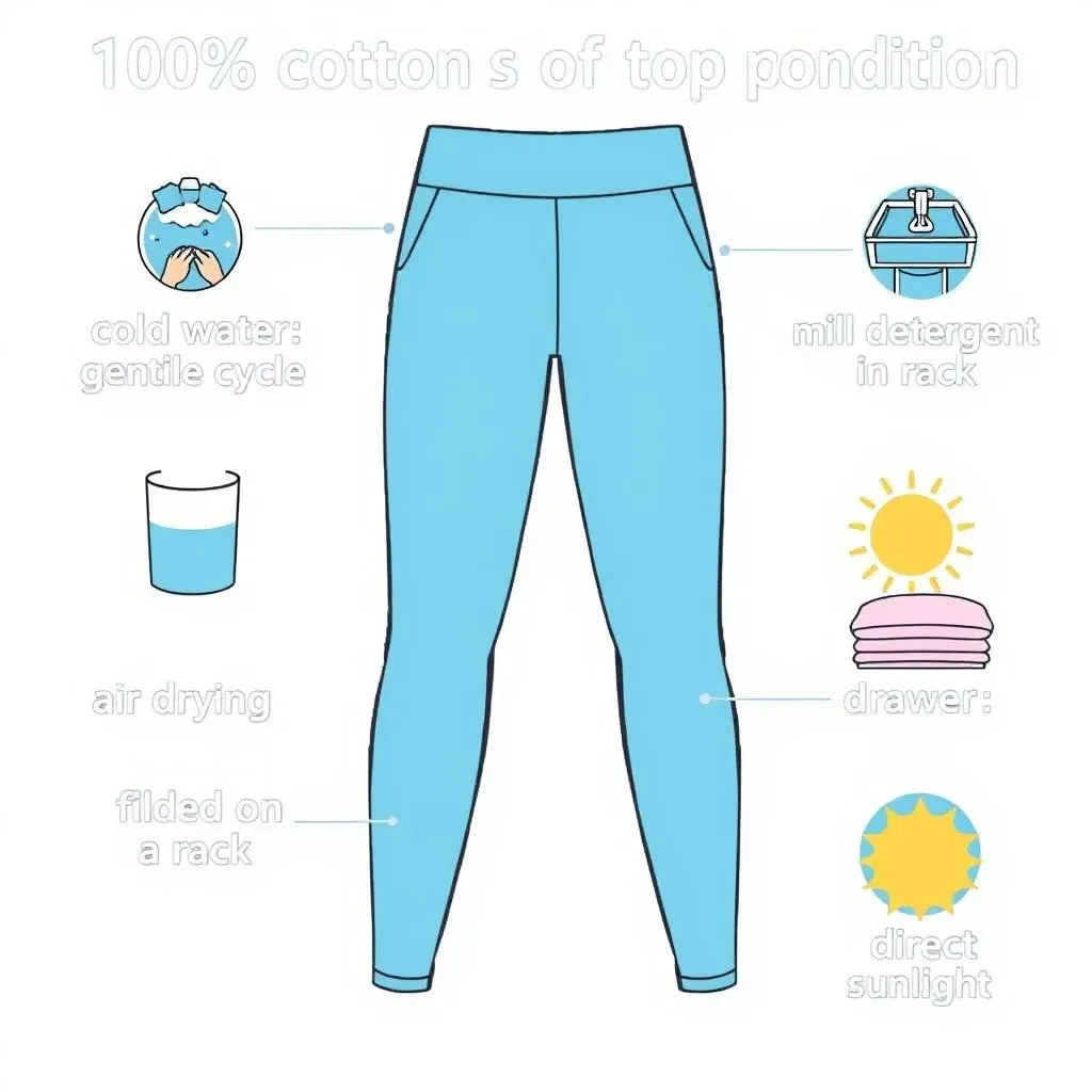 Caring for Your 100 Percent Cotton Yoga Pants