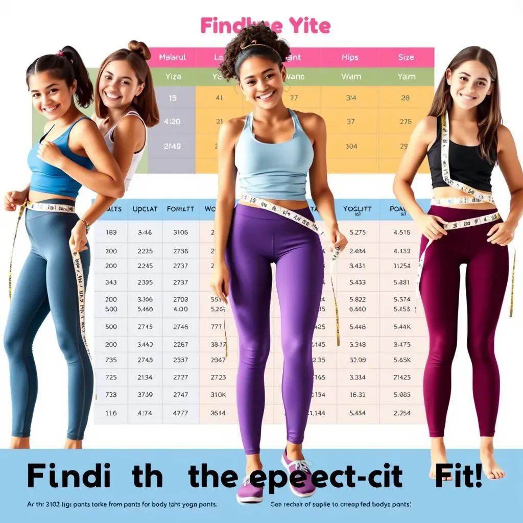 Choosing the Right Fit: Teens Tight Yoga Pants Sizing Guide