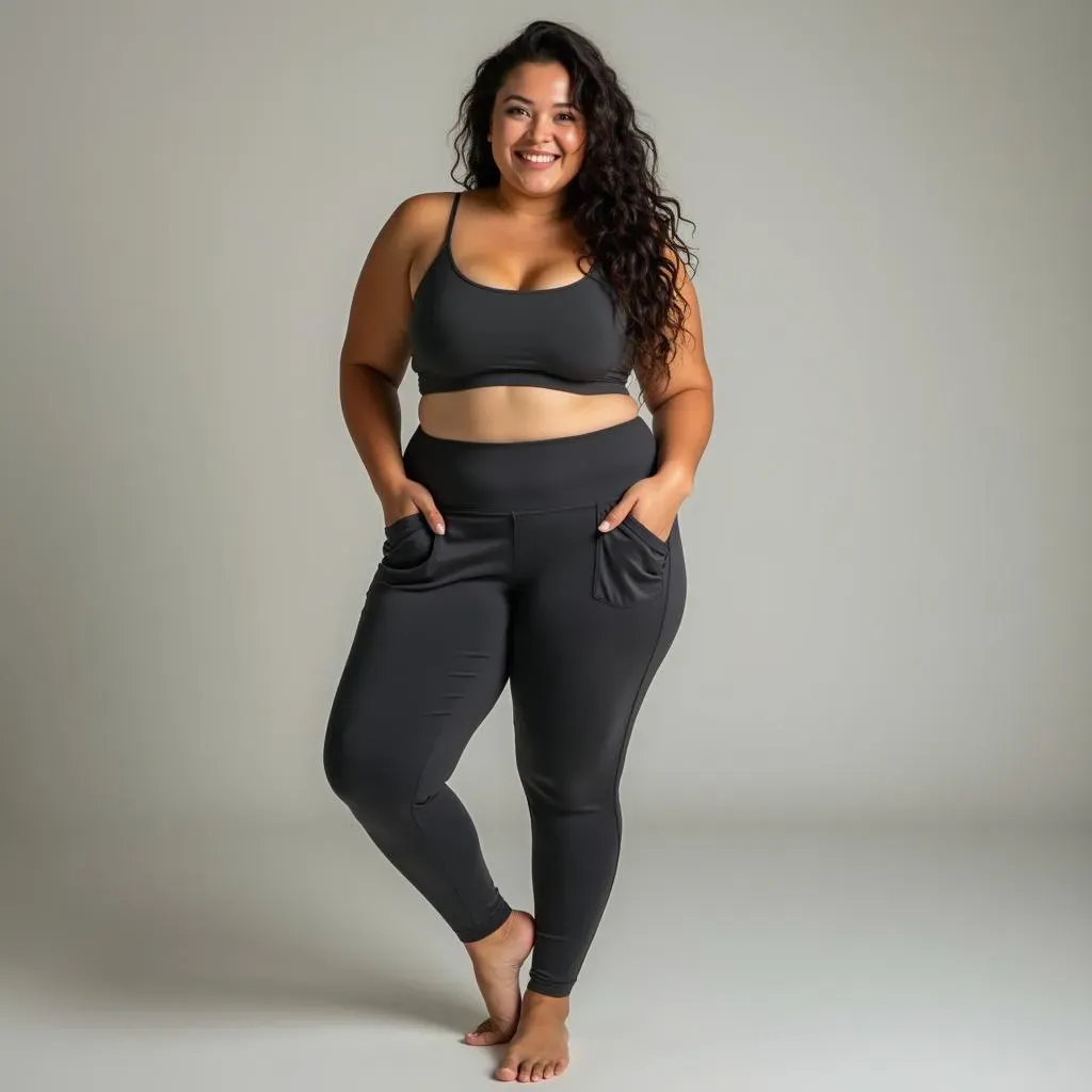 Finding the Perfect Fit: Navigating Plus Size Yoga Pants with Pockets