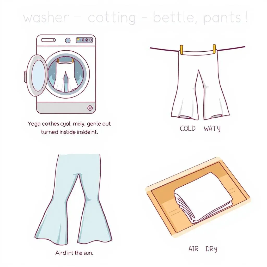 How to Care for Your Cotton Bell Bottom Yoga Pants