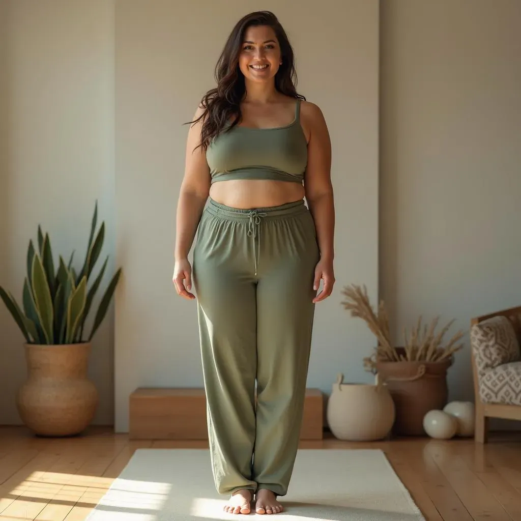 Absolute Comfort: Straight Leg Plus Size Yoga Pants