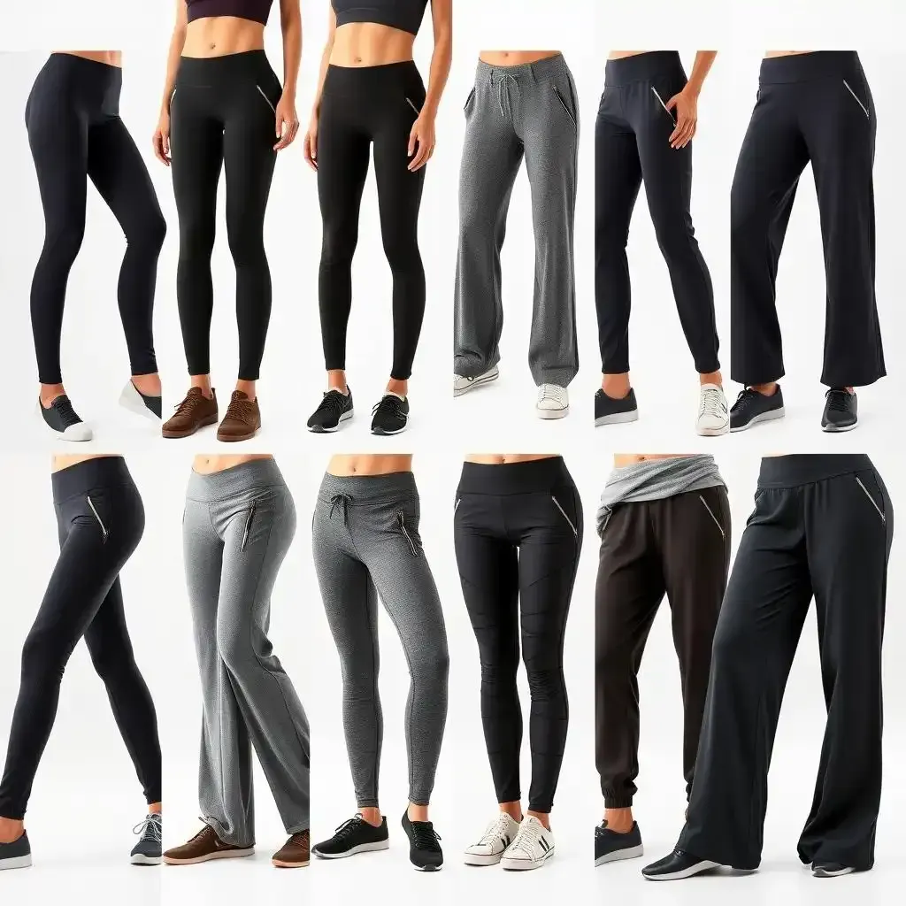 Styles And Features Of Yoga Pants With Zipper Pockets From Leggings To Wide Legs