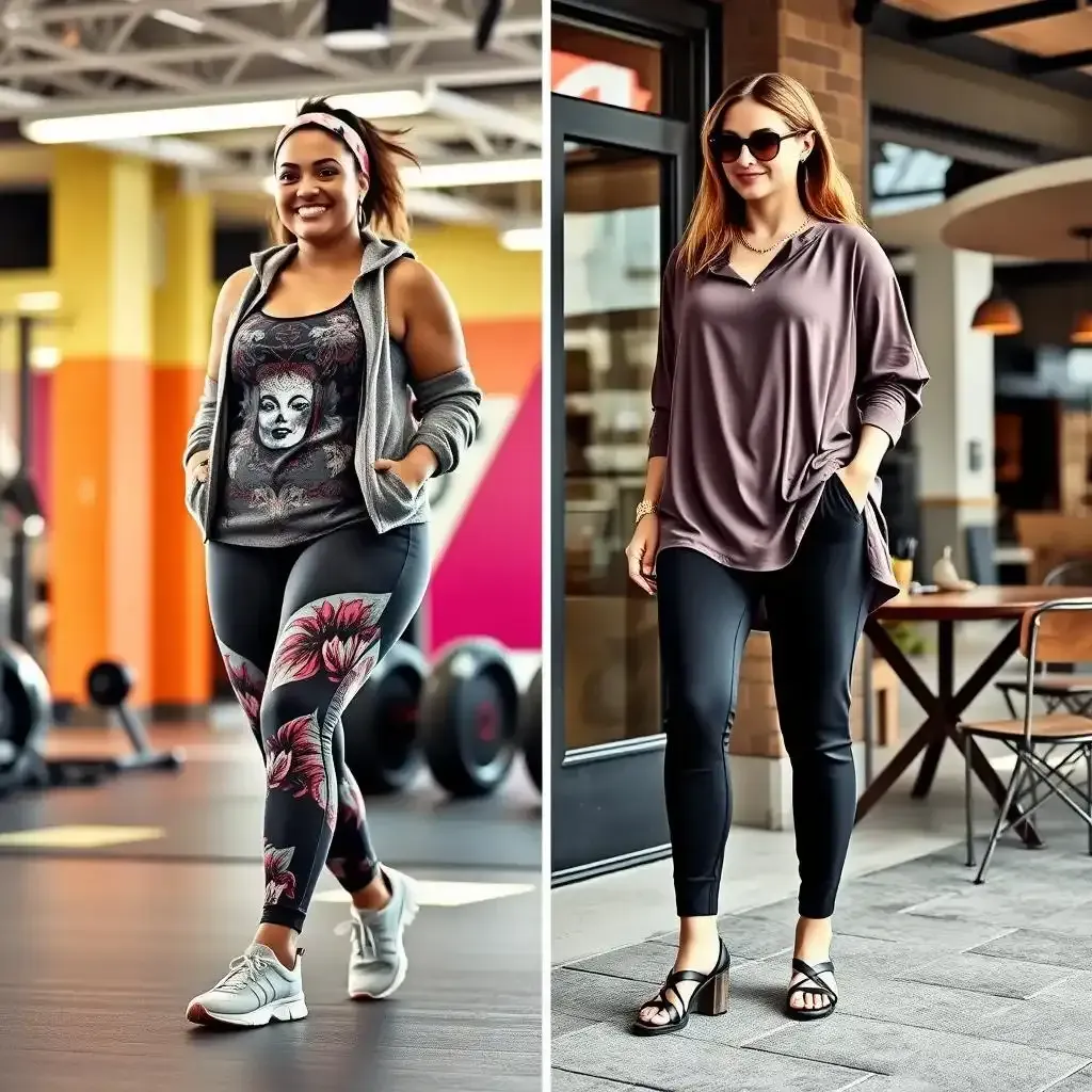 Styling Plus Size Yoga Pants From Workout To Weekend