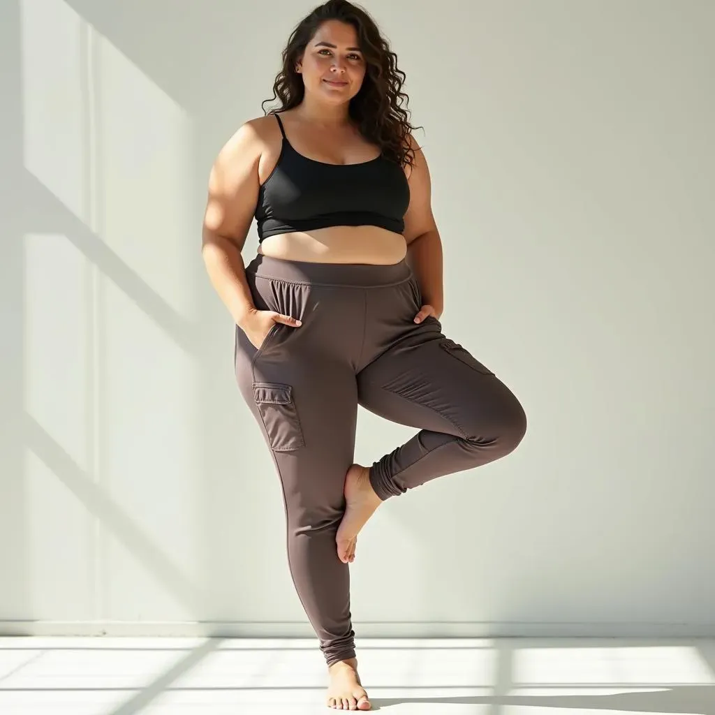 Womens Plus Size Yoga Pants with Pockets: Ultimate Comfort!